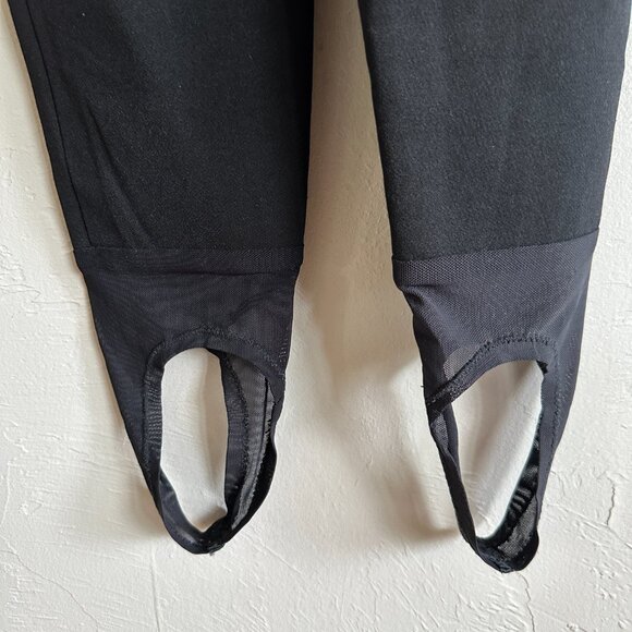 Schoeller Women's Black Swimfans Wool‎ Blend Stirrup Ski Pants Size 10 - Picture 8 of 10